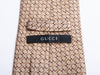 Gucci Light Brown Horsebit Patterned Tie