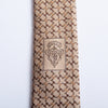 Gucci Light Brown Horsebit Patterned Tie