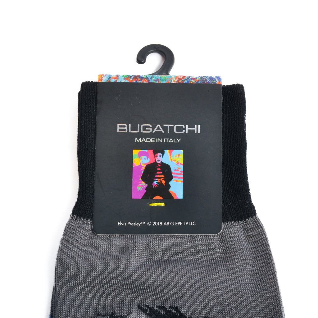 Bugatchi Elvis Presley Steel Grey Socks