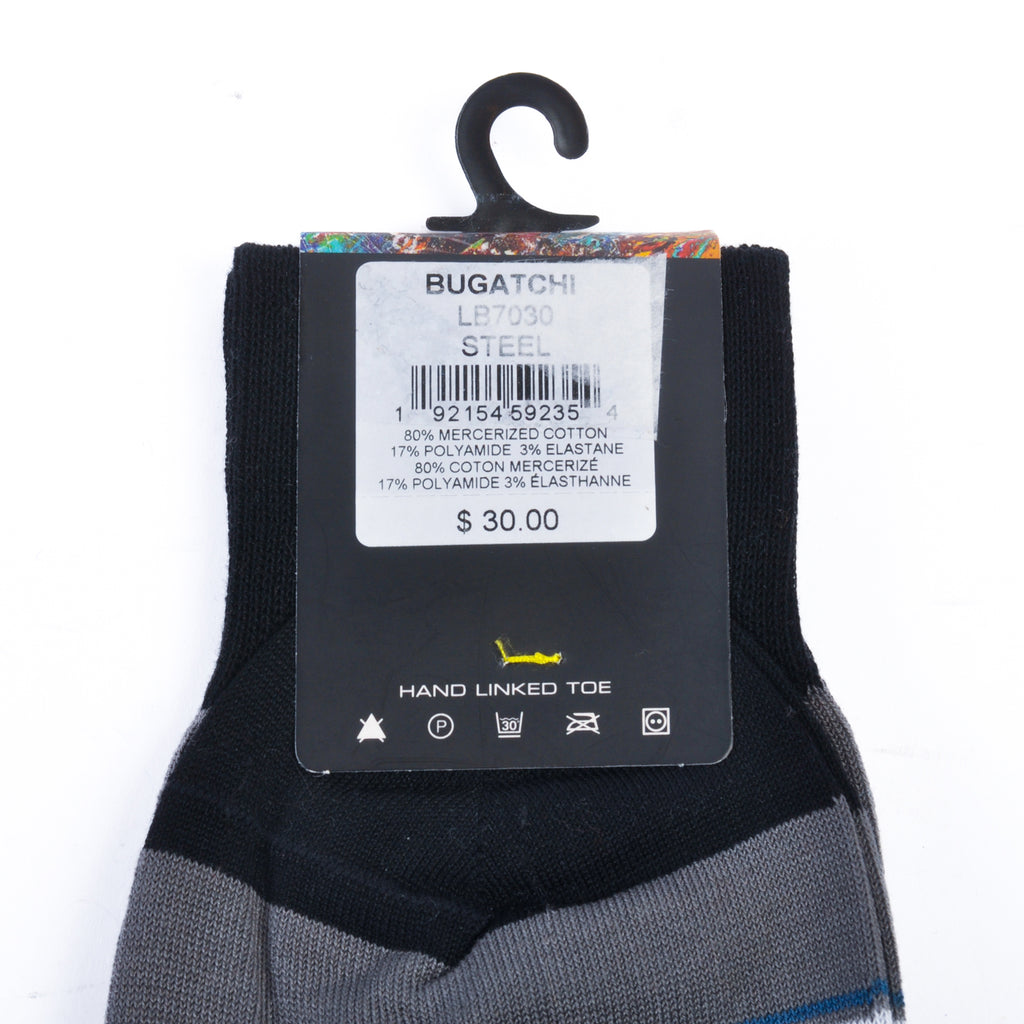 Bugatchi Elvis Presley Steel Grey Socks