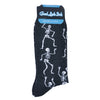 Good Luck Socks Skeletons Print Socks