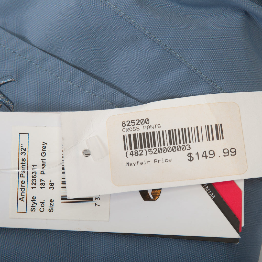 Cross Pearl Grey Andre Golf Pants