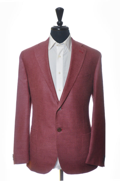 Corneliani Red Wool and Silk Sport Coat