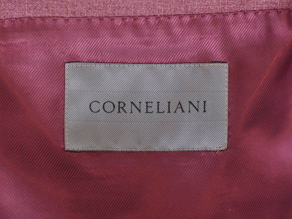 Corneliani Red Wool and Silk Sport Coat
