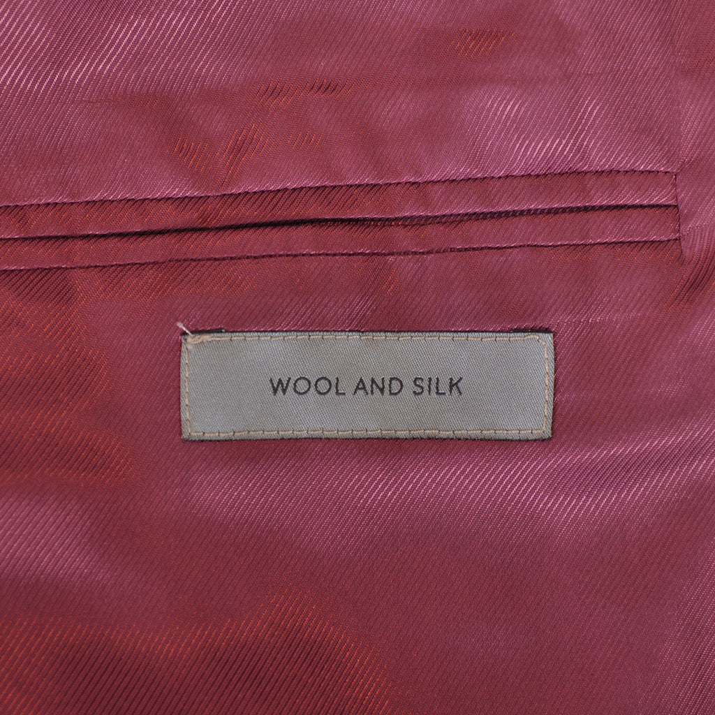 Corneliani Red Wool and Silk Sport Coat