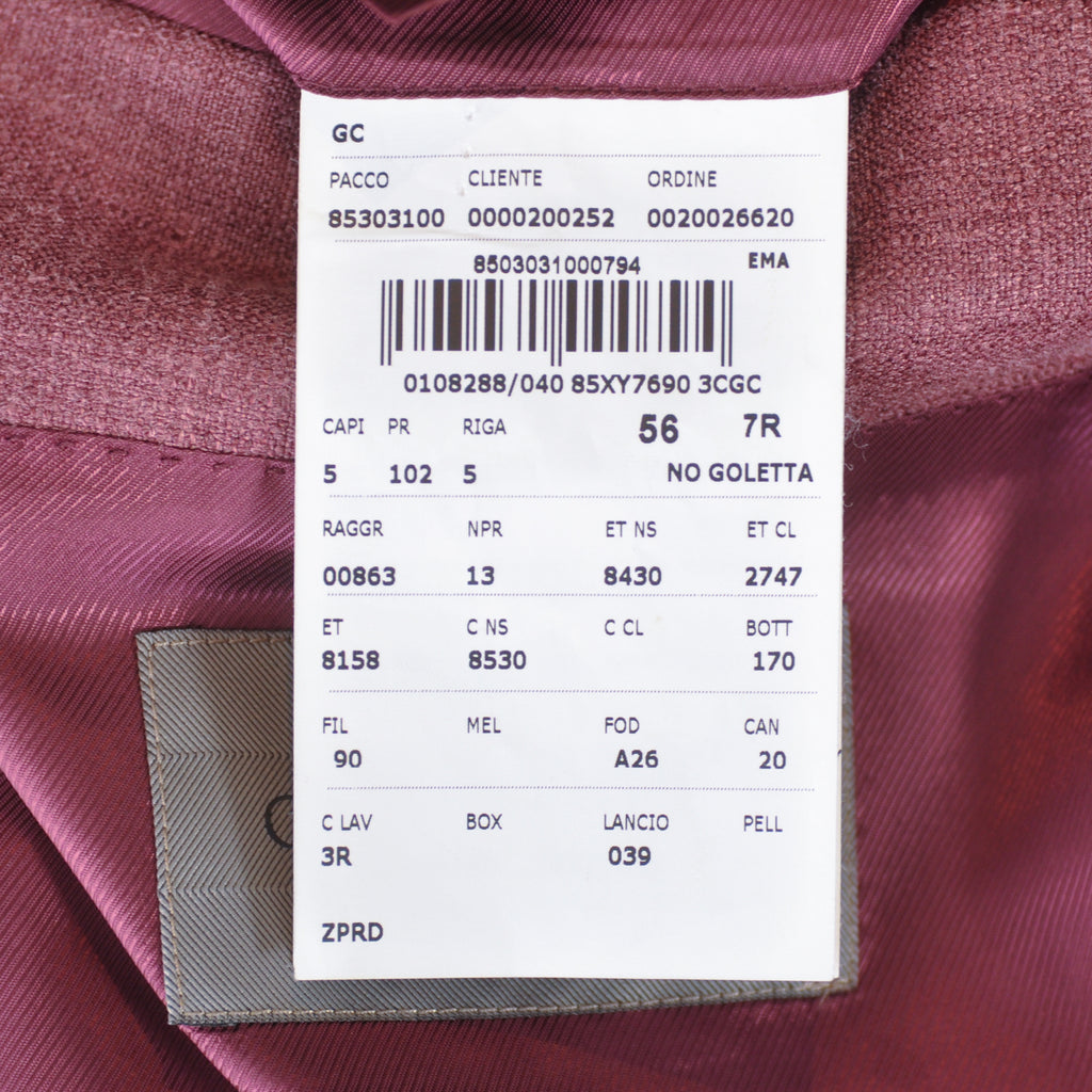 Corneliani Red Wool and Silk Sport Coat