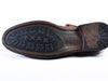 Testoni Brown Leather Wingtip Boots