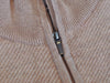 Neiman Marcus Light Brown Quarter Zip Sweater