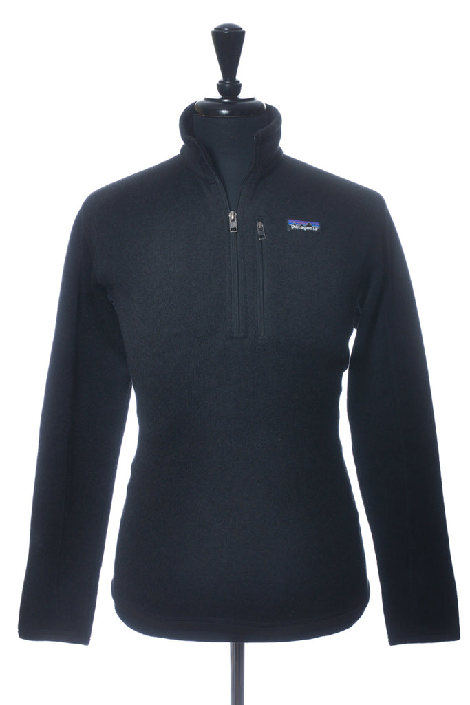Patagonia Black Better Sweater Half Zip Fleece Jacket