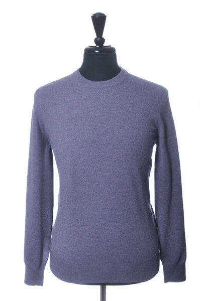 Brunello Cucinelli Purple Cashmere Crew Neck Sweater