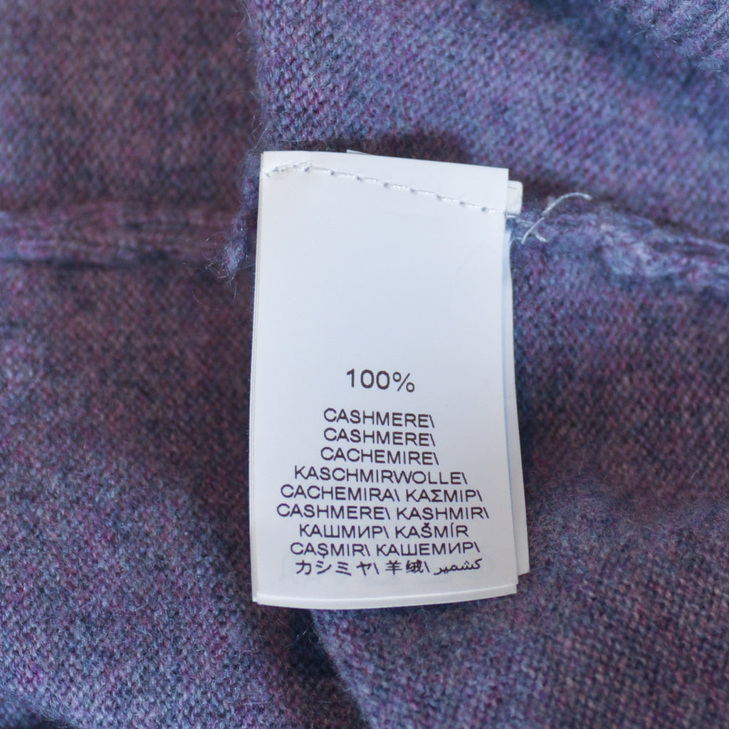 Brunello Cucinelli Purple Cashmere Crew Neck Sweater