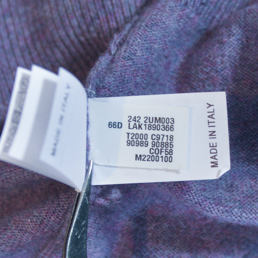 Brunello Cucinelli Purple Cashmere Crew Neck Sweater