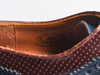 Fluevog Blue and Brown Twin Turbine Oxfords