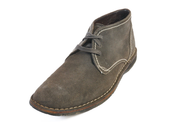 John Varvatos Grey Suede Desert Boots