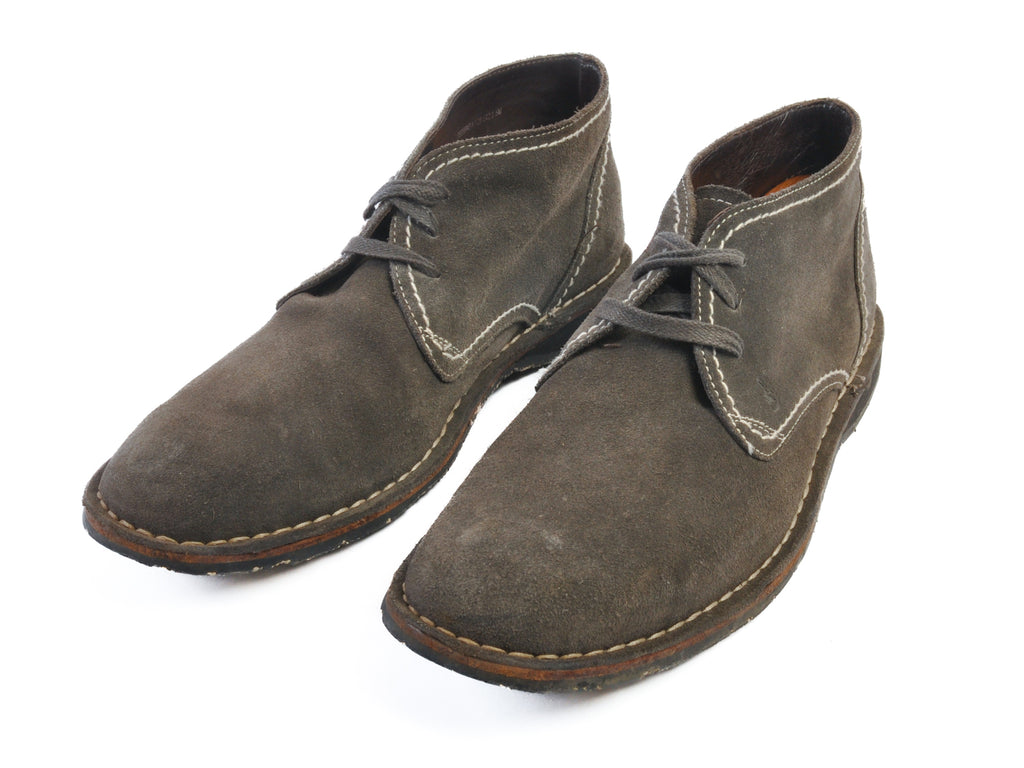 John Varvatos Grey Suede Desert Boots