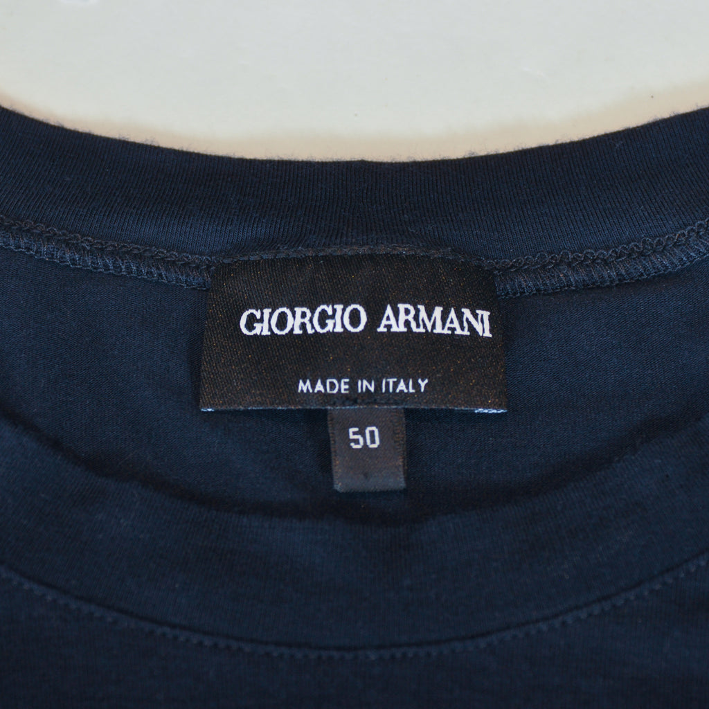 Giorgio Armani Navy Blue T-Shirt