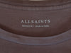 AllSaints Brown Race Toni Crew Neck T-Shirt
