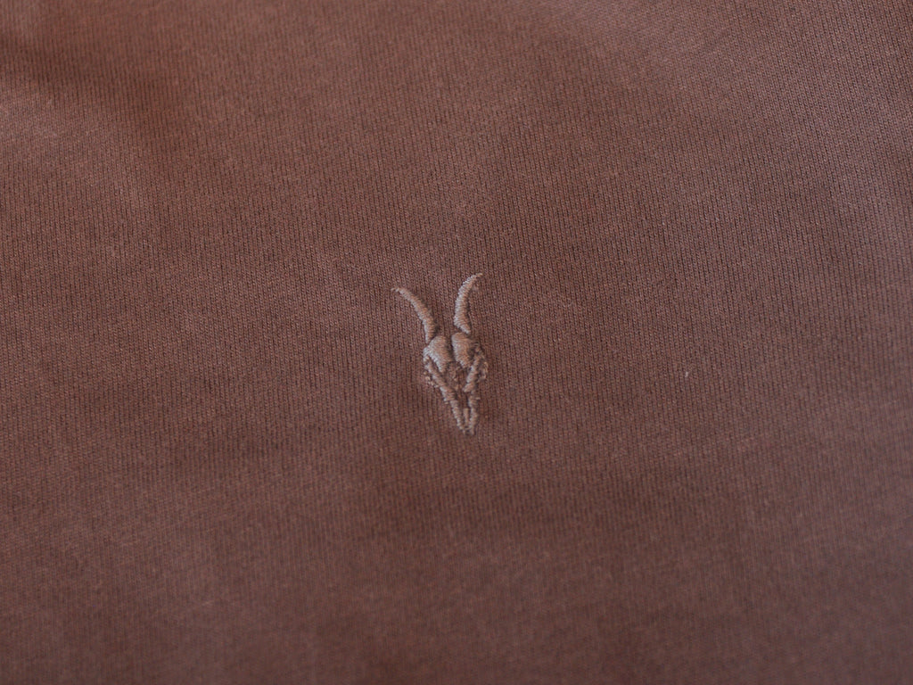 AllSaints Brown Race Toni Crew Neck T-Shirt