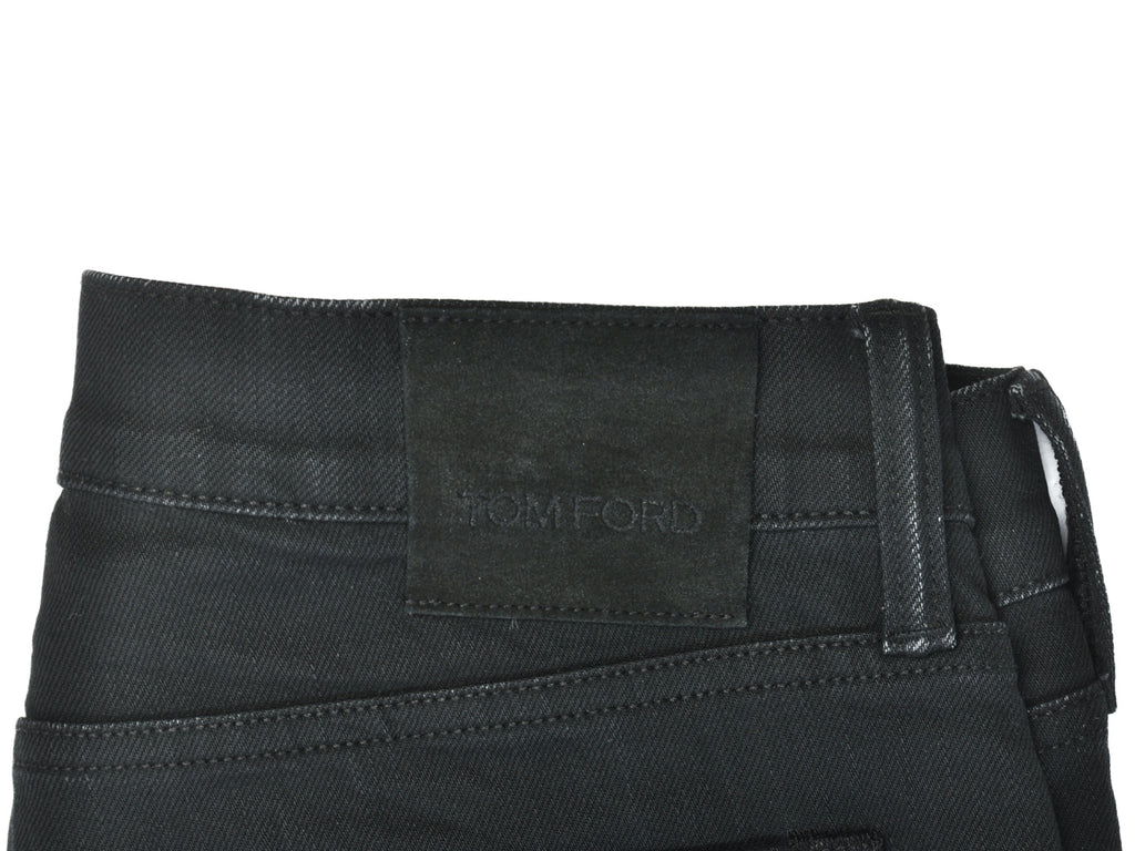 Tom Ford Black Slim Fit Selvedge Jeans
