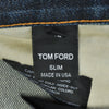 Tom Ford Blue Slim Fit Button Fly Jeans