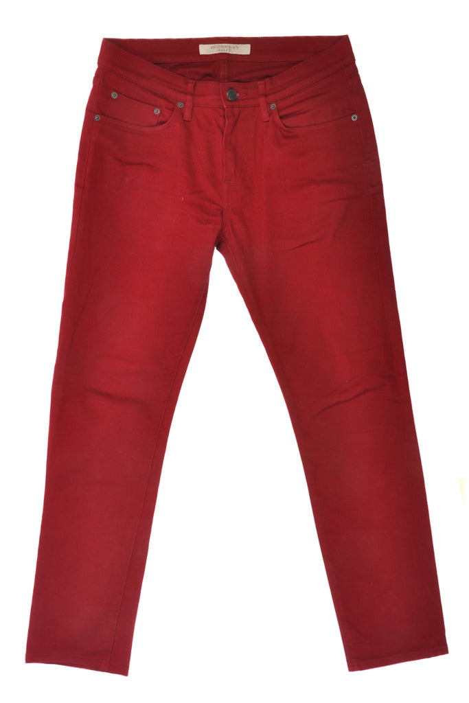 Burberry Brit Deep Red Slim Fit Jeans