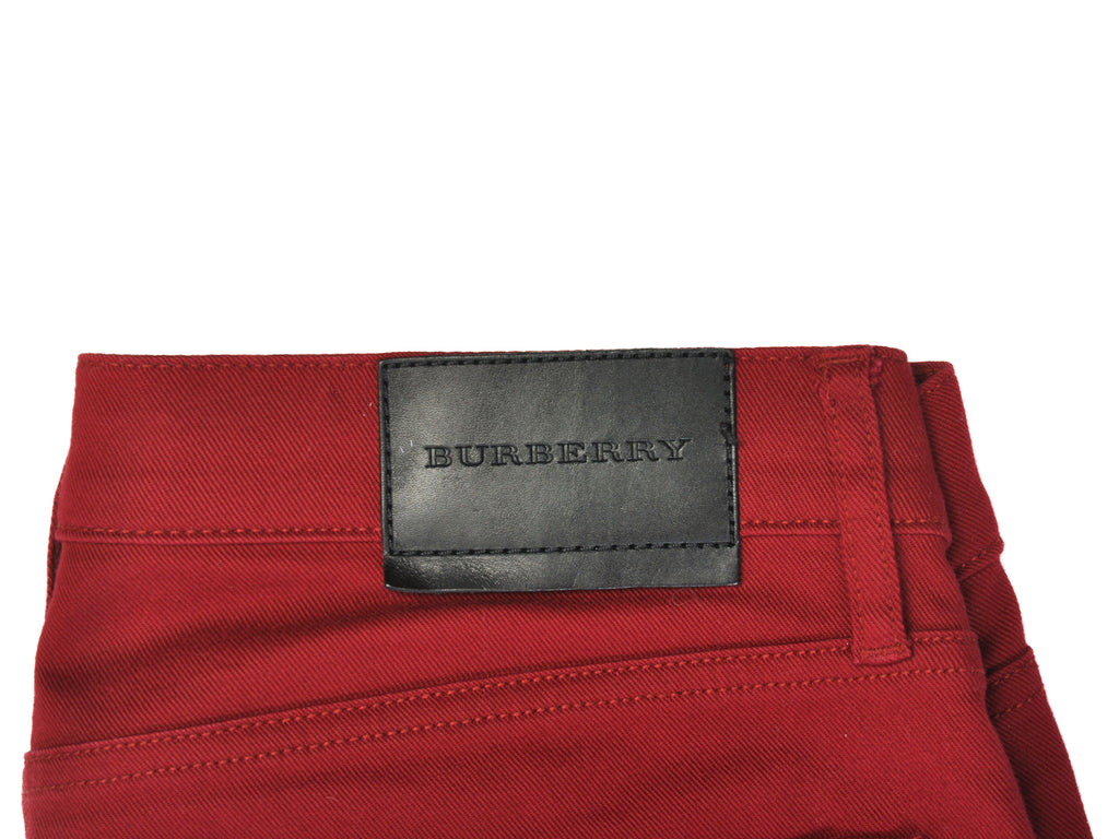 Burberry Brit Deep Red Slim Fit Jeans
