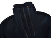 Salvatore Ferragamo Black Zip Neck Sweater