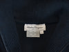 Salvatore Ferragamo Black Zip Neck Sweater