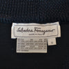 Salvatore Ferragamo Black Zip Neck Sweater