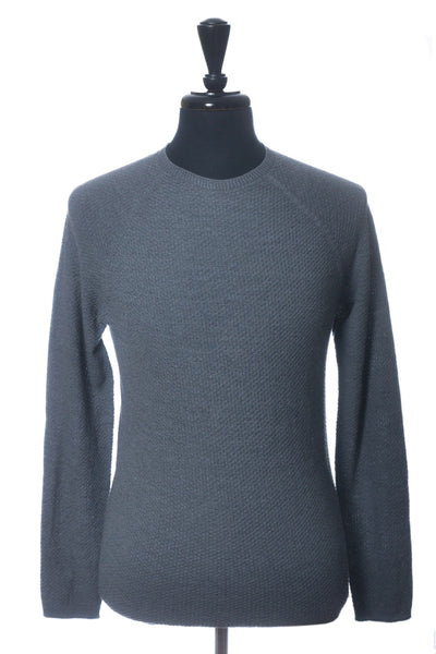 Patagonia Grey Basketweave Capilene Crew Neck Sweater