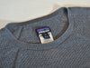 Patagonia Grey Basketweave Capilene Crew Neck Sweater