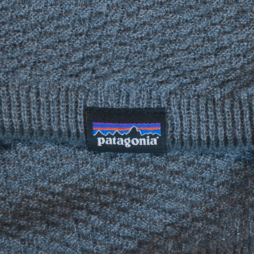 Patagonia Grey Basketweave Capilene Crew Neck Sweater