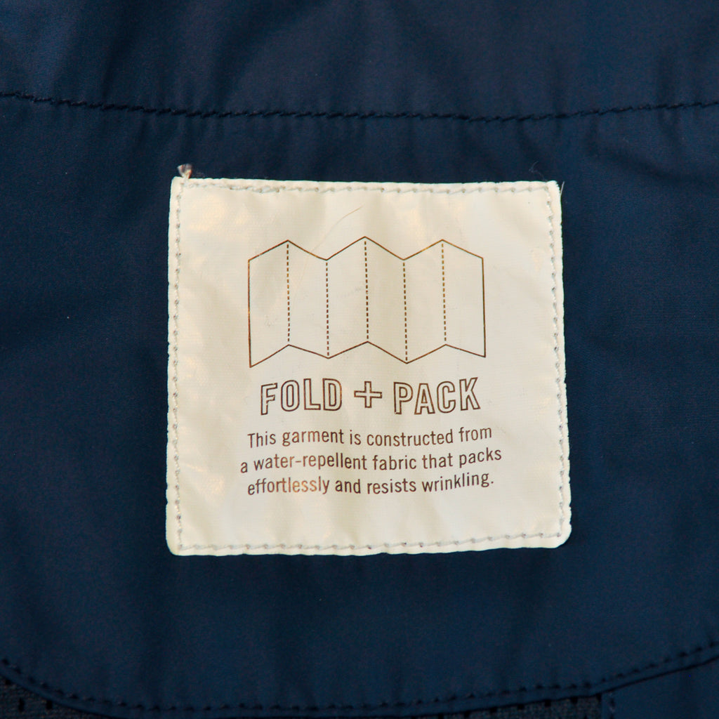 Jack Spade Blue Fold and Pack Jacket