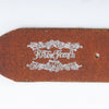 Robbie French Brown Tooled Leather Belt