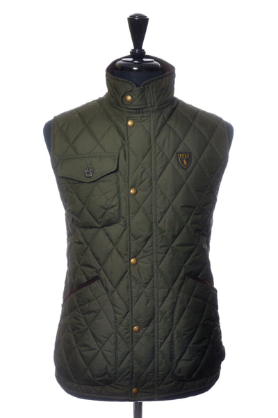 Polo Ralph Lauren Dark Green Quilted Vest
