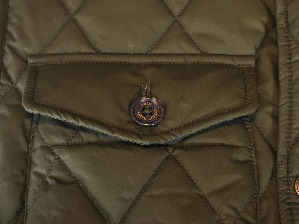 Polo Ralph Lauren Dark Green Quilted Vest