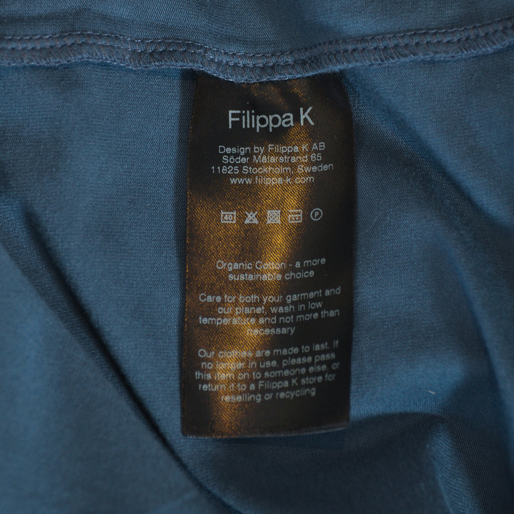 Filippa K Slate Grey Crew Neck T-Shirt