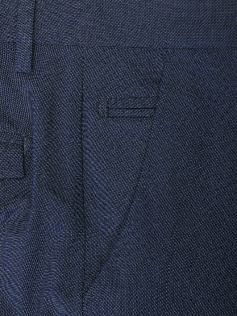 Maurizio Baldassari NWT Navy Blue Wool Cargo Pants