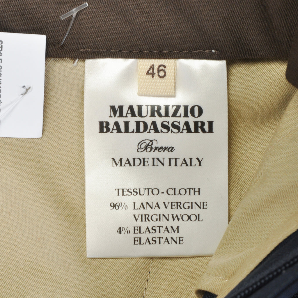 Maurizio Baldassari NWT Navy Blue Wool Cargo Pants