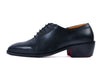 Zapato Sanchez Black Hand Made Heeled Oxfords
