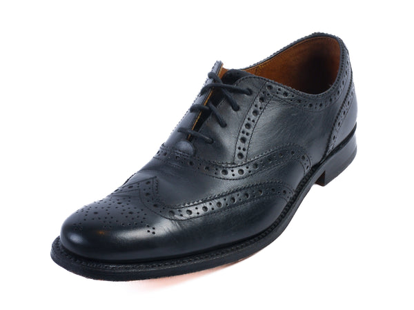 Grenson Black Wingtip Oxford Shoes