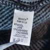 Benson Charcoal Grey Cashmere Blend Waffle Knit Crew Neck Sweater