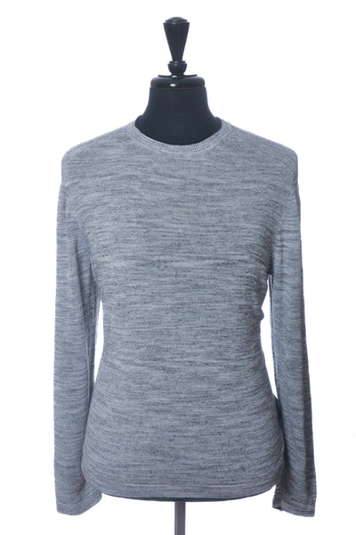 Ted Baker Grey Linen Blend Inzane Crew Neck Sweater