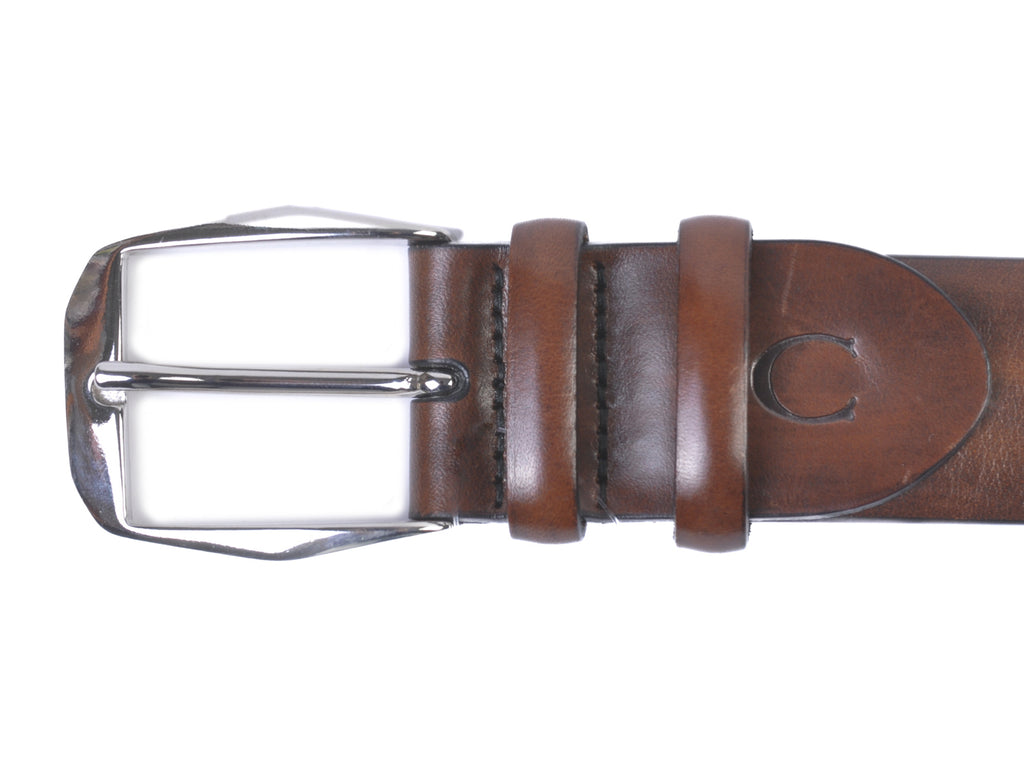 Canali Brown Leather Belt
