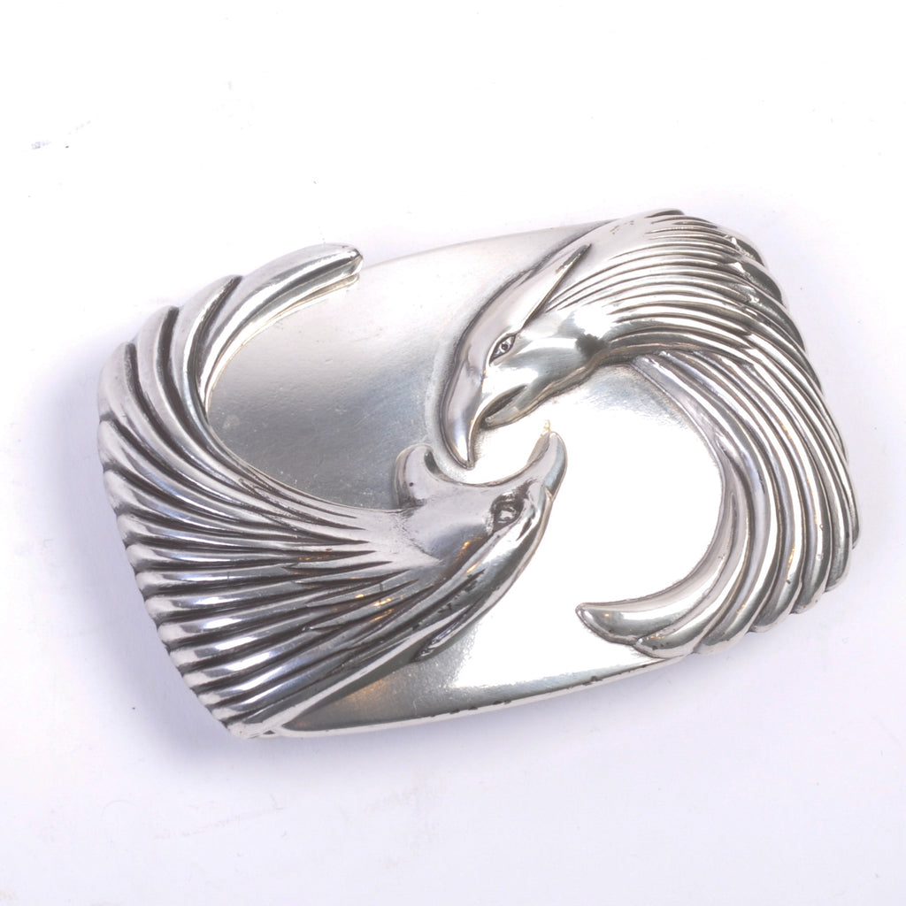 Elliot Rhodes Eagle Embossed Belt Buckle
