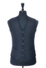 Van Gils Zorla Charcoal on Navy Herringbone Knit Vest