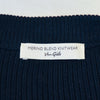Van Gils Zorla Charcoal on Navy Herringbone Knit Vest