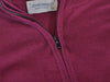 John Smedley Potion Purple Quarter Zip Sweater