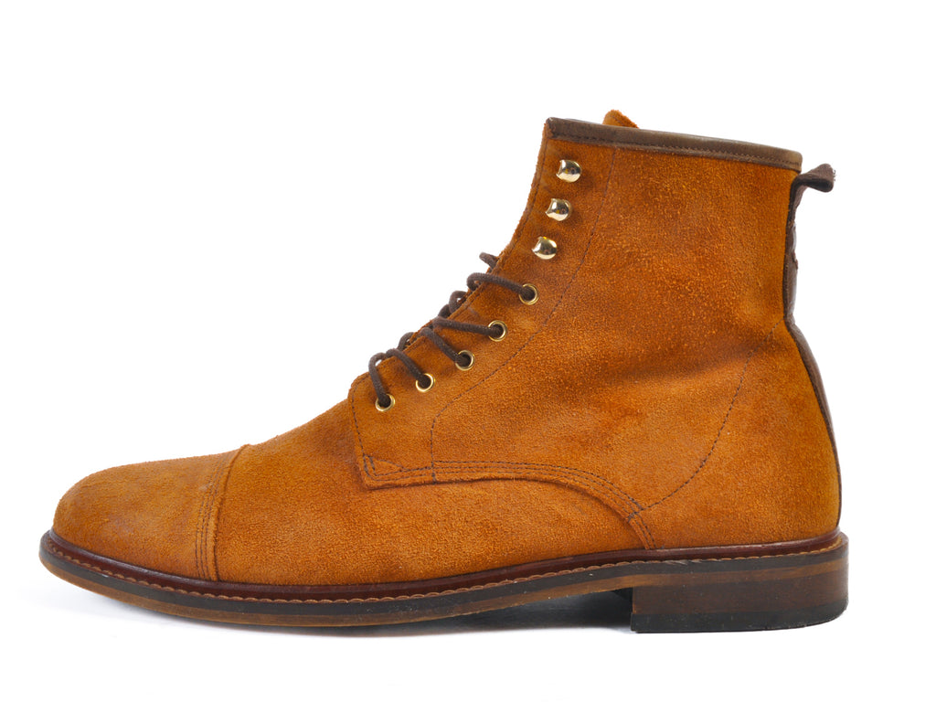 Shoe the Bear Brown Suede Cap Toe Boots