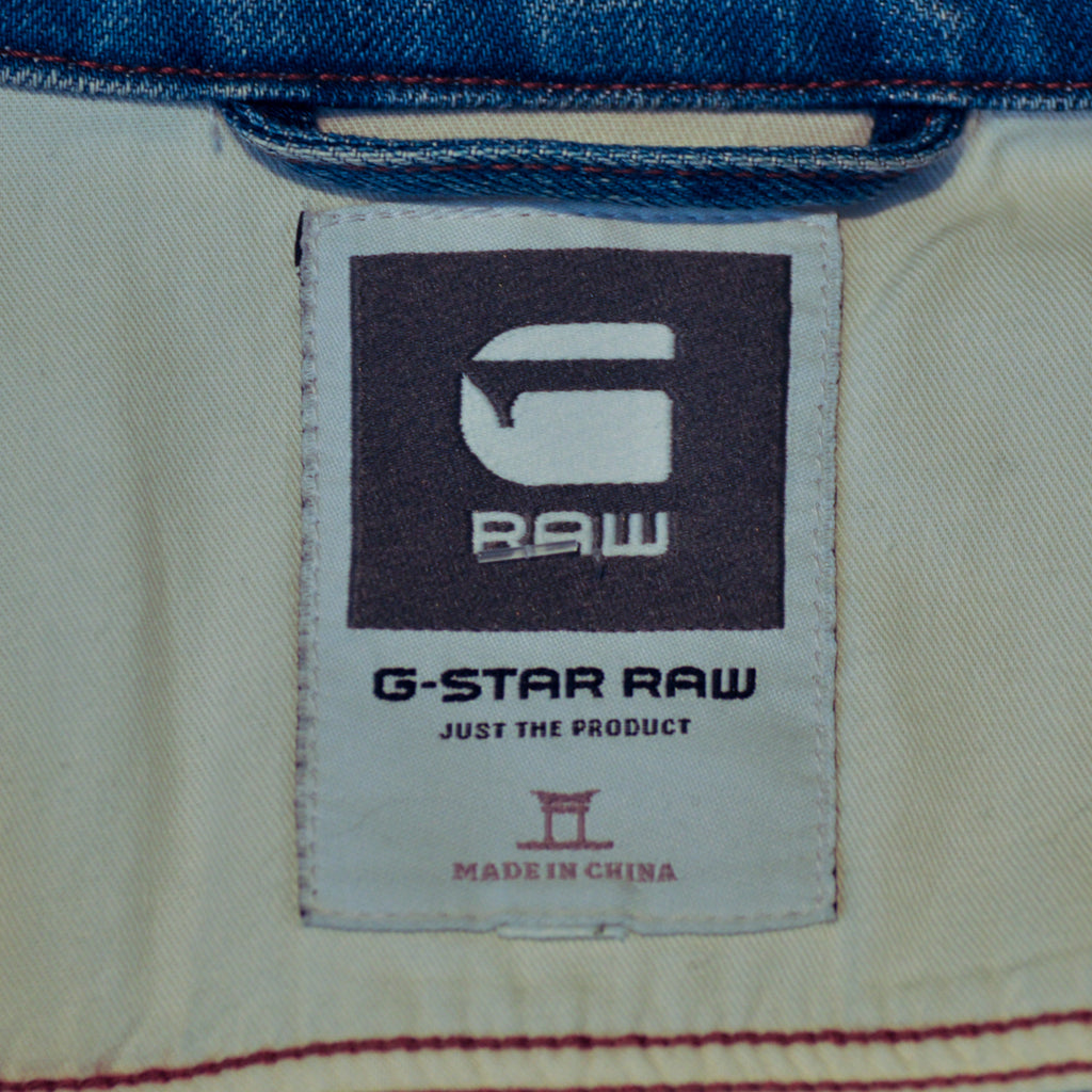G-Star RAW Distressed Slim Tailor 3D Jean Jacket